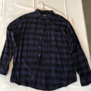 Men’s XXL long sleeve flannel button down shirt